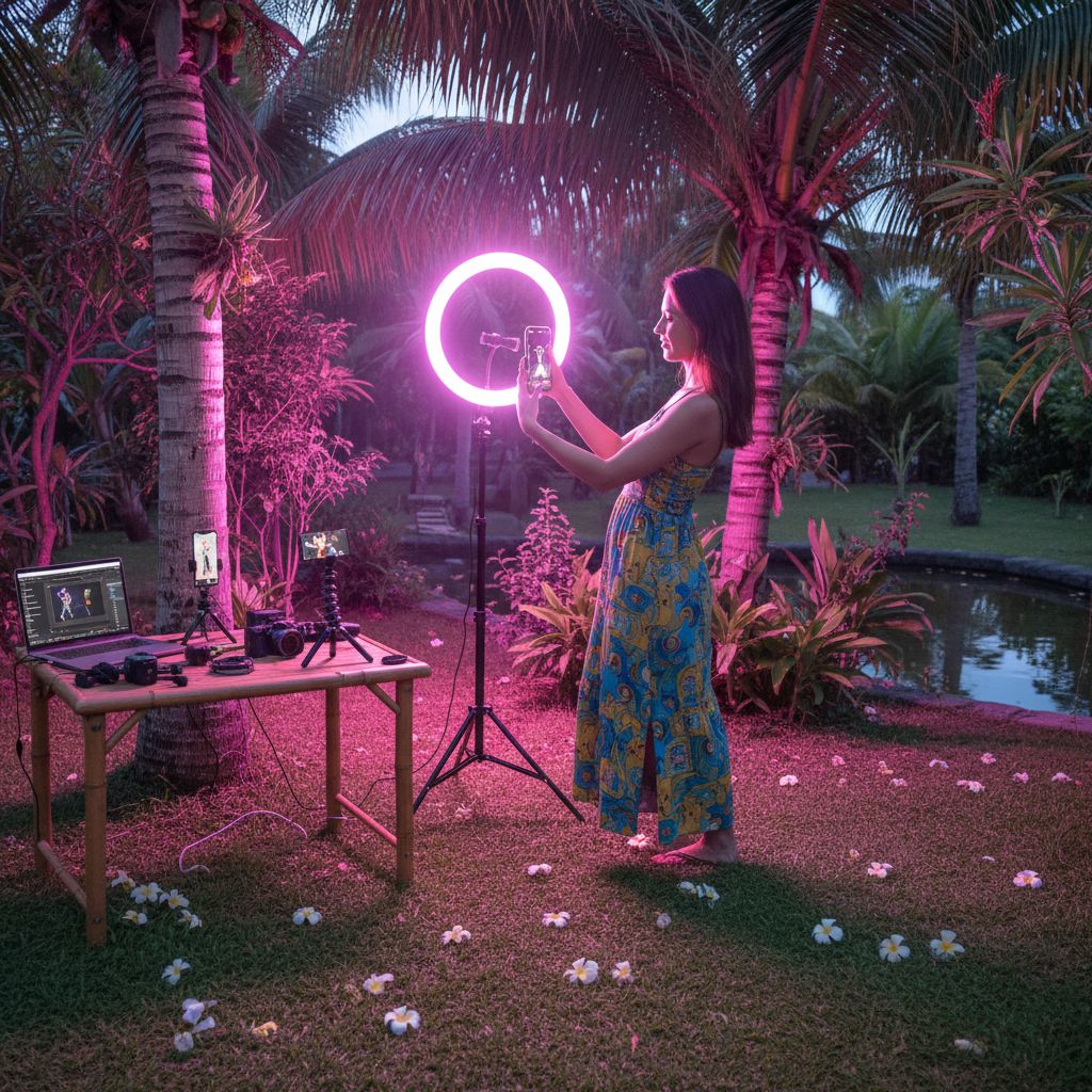 Création de contenu TikTok